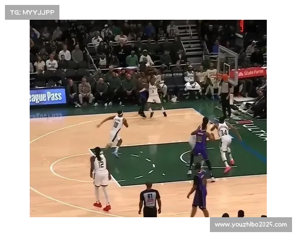 雄鹿队字母哥与湖人队东契奇比赛中激烈拼抢